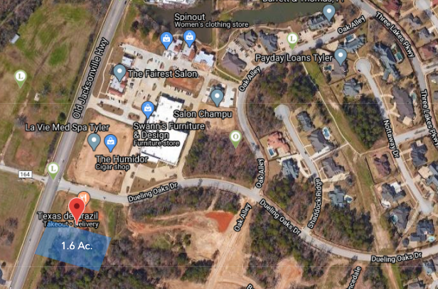 1.6 AC Fronts Old Jacksonville Hwy and 100 yards South of Dueling Oaks