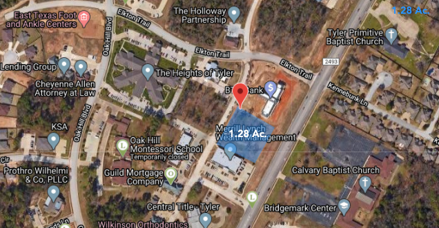 1.280 Acres Between Merrill Lynch and BTH Bank