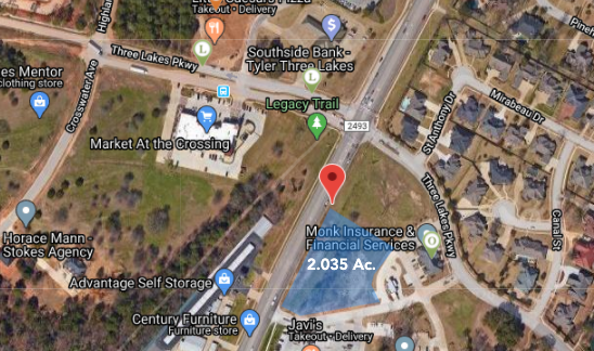 2.000 AC Front Old Jacksonville Hwy just South of Three Lakes Parkway