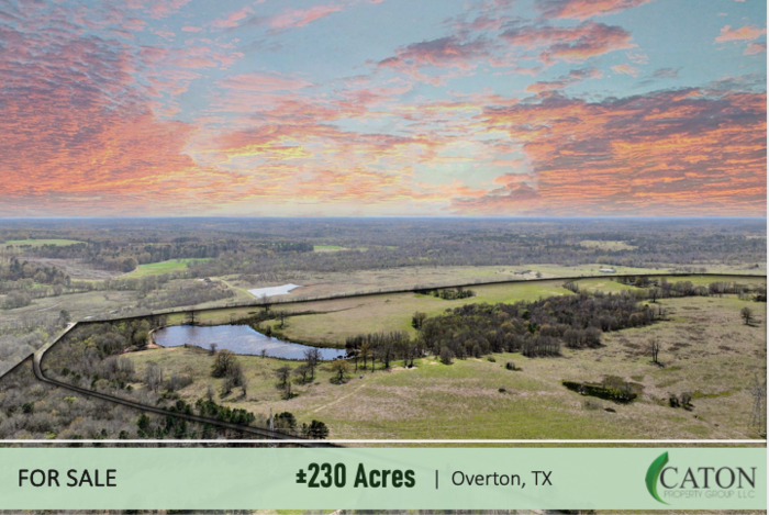 230 Acres Overton Texas
